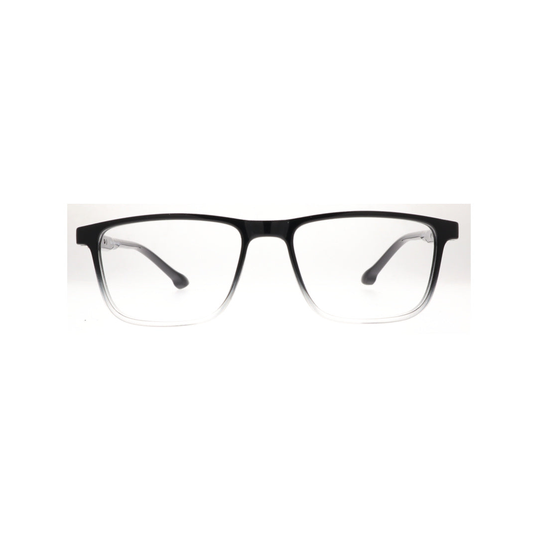 Diba 3344c6 For Men Eyeglasses Square Black to transparent grey Size 49-18-135