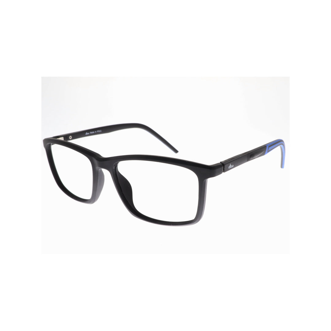 Diba 6001C2 For Unisex Eyeglasses Square MATTE BLACK Size 56-19-146