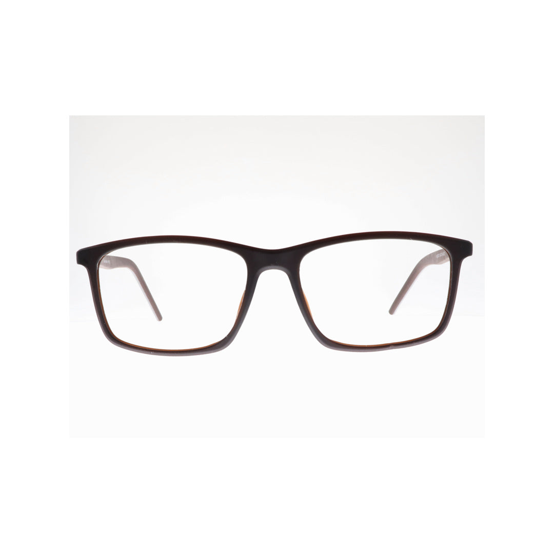 Diba 6001C4 For Unisex Eyeglasses Rectangle MATTE BROWN Size 56-19-146
