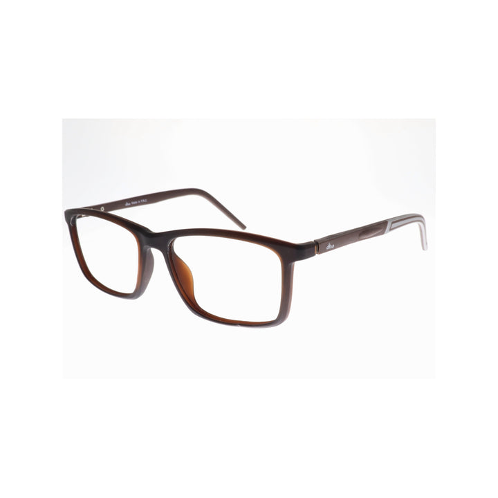 Diba 6001C4 For Unisex Eyeglasses Rectangle MATTE BROWN Size 56-19-146