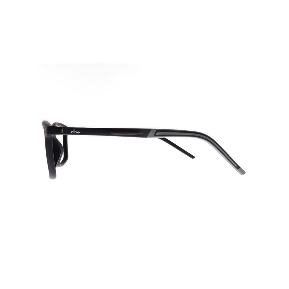 Diba 6001c3 For Men Eyeglasses Square matte black Size 56-19-146