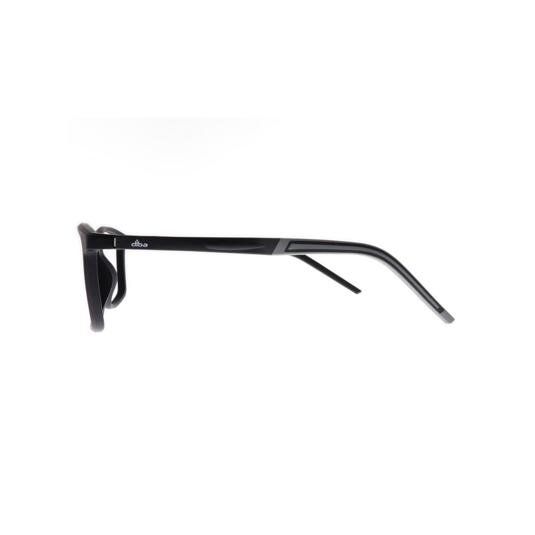 Diba 6001c3 For Men Eyeglasses Square matte black Size 56-19-146