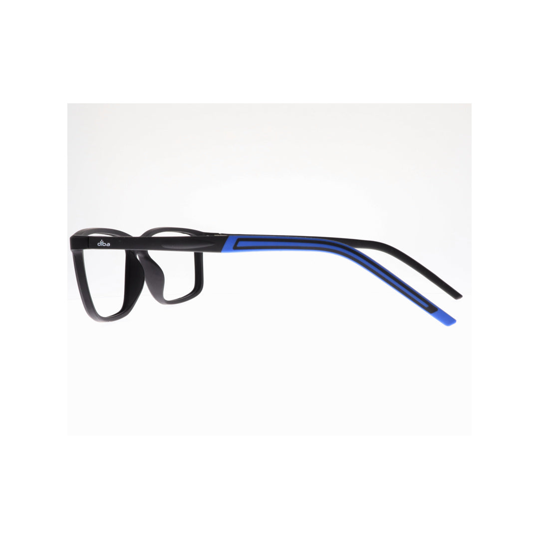 Diba 6002C2 For Unisex Eyeglasses Square MATTE BLACK Size 55-17-146