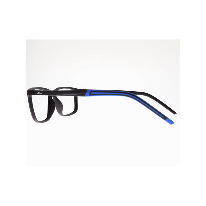 Diba 6002C2 For Unisex Eyeglasses Square MATTE BLACK Size 55-17-146