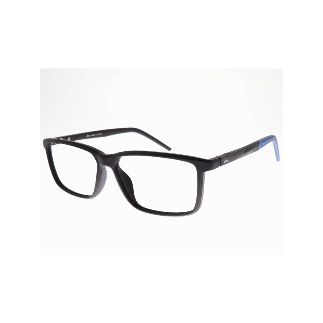 Diba 6002C2 For Unisex Eyeglasses Square MATTE BLACK Size 55-17-146