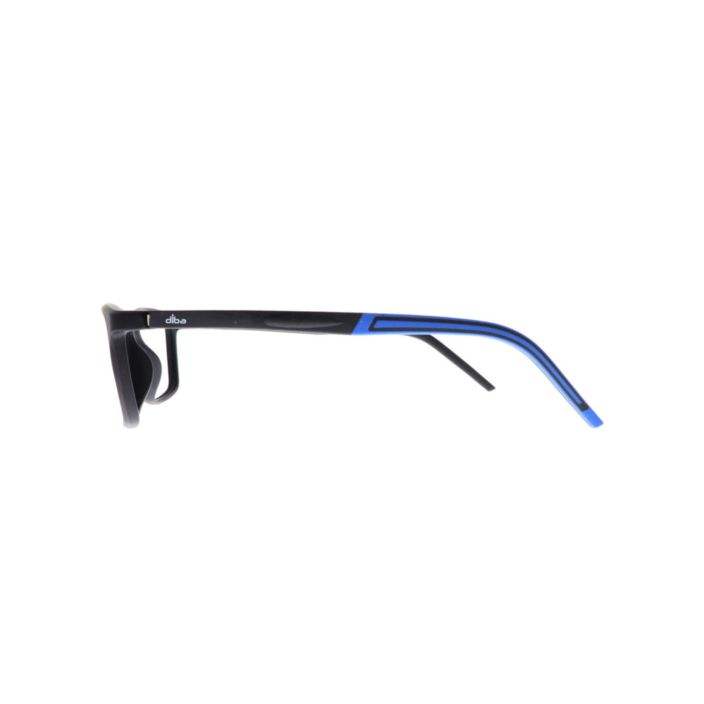 Diba 6004C2 For Unisex Eyeglasses Rectangle MATTE BLACK Size 56-18-146