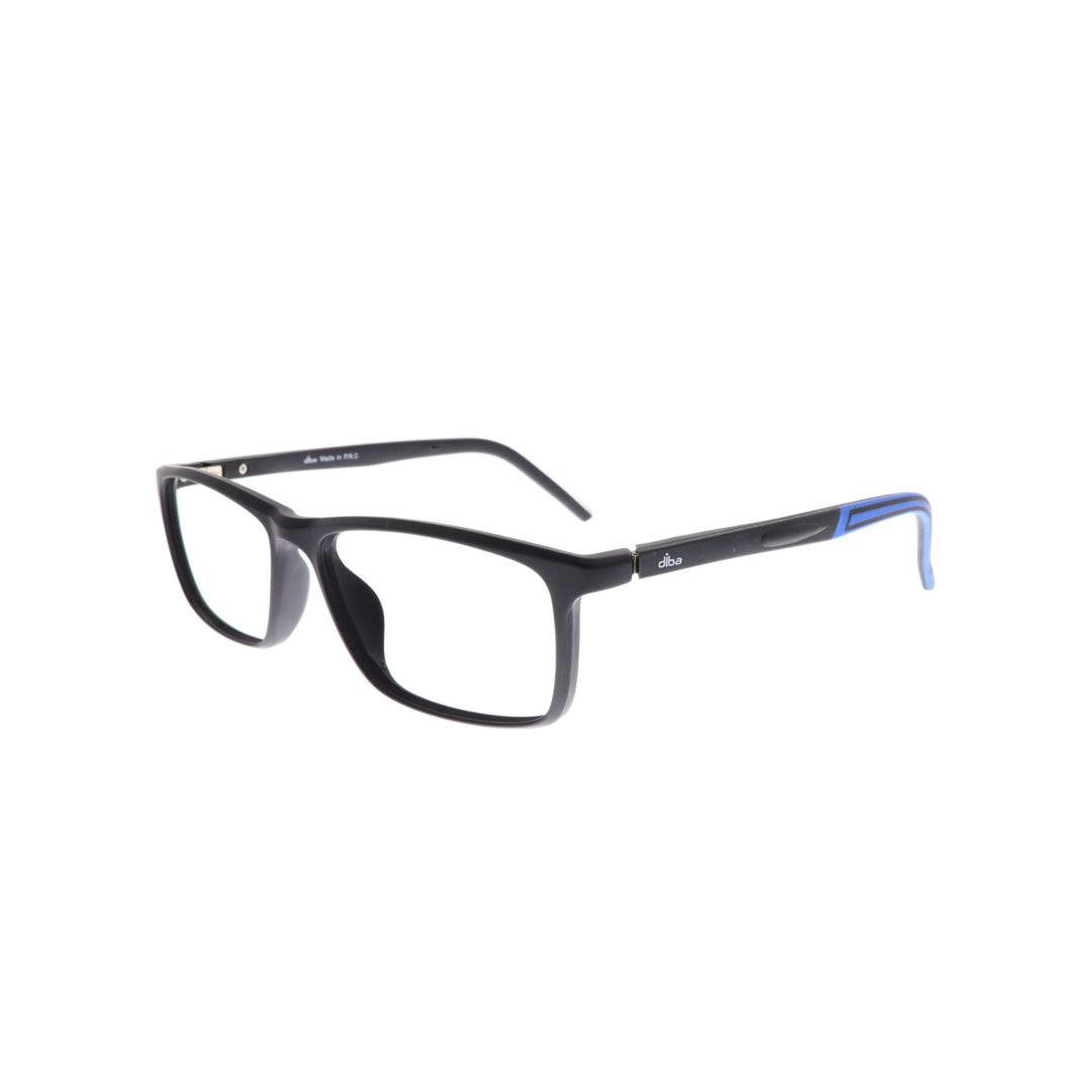 Diba 6004C2 For Unisex Eyeglasses Rectangle MATTE BLACK Size 56-18-146