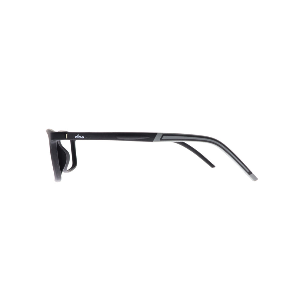 Diba 6004C3 For Unisex Eyeglasses Rectangle MATTE BLACK Size 56-18-146