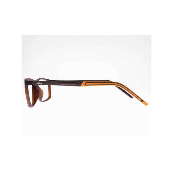 Diba 6004C4 For Unisex Eyeglasses Square MATTE BROWN Size 56-18-146