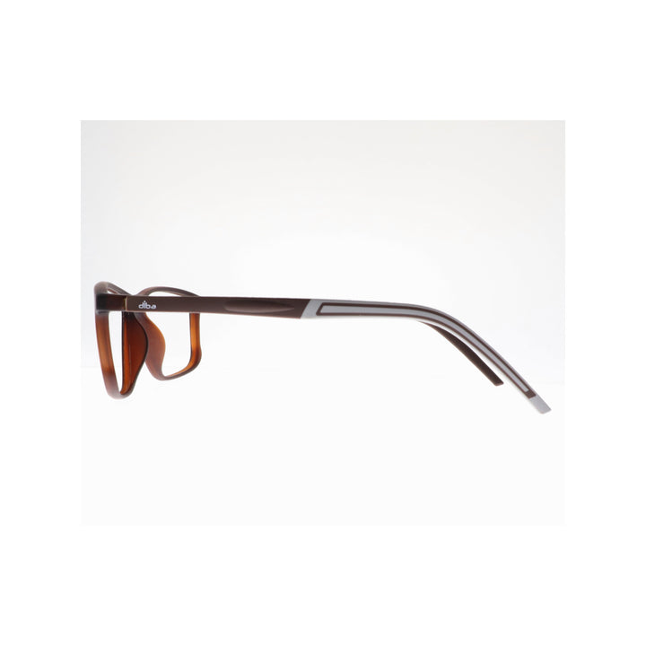 Diba 6006C4 For Unisex Eyeglasses Rectangle MATTE BROWN Size 55-22-146