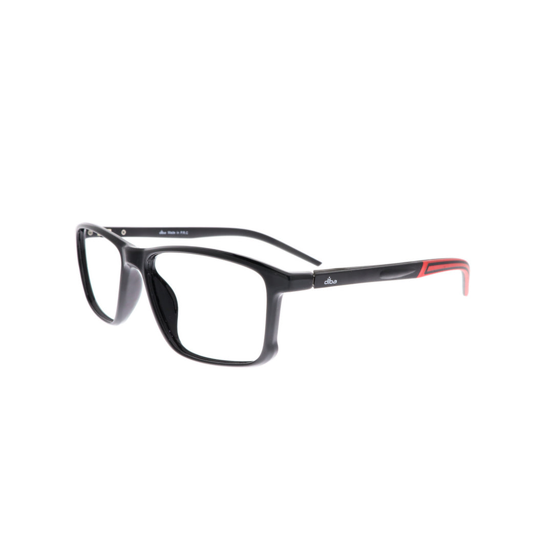 Diba 6006c1 For Unisex Eyeglasses Square black Size 55-22-146