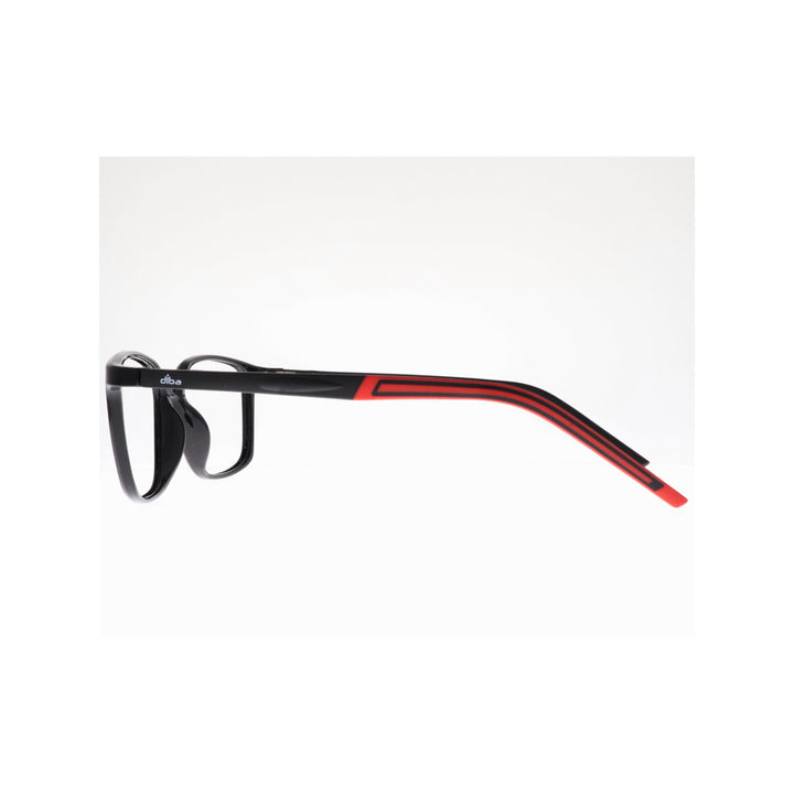 Diba 6007C1 For Unisex Eyeglasses Rectangle BLACK Size 57-19-146