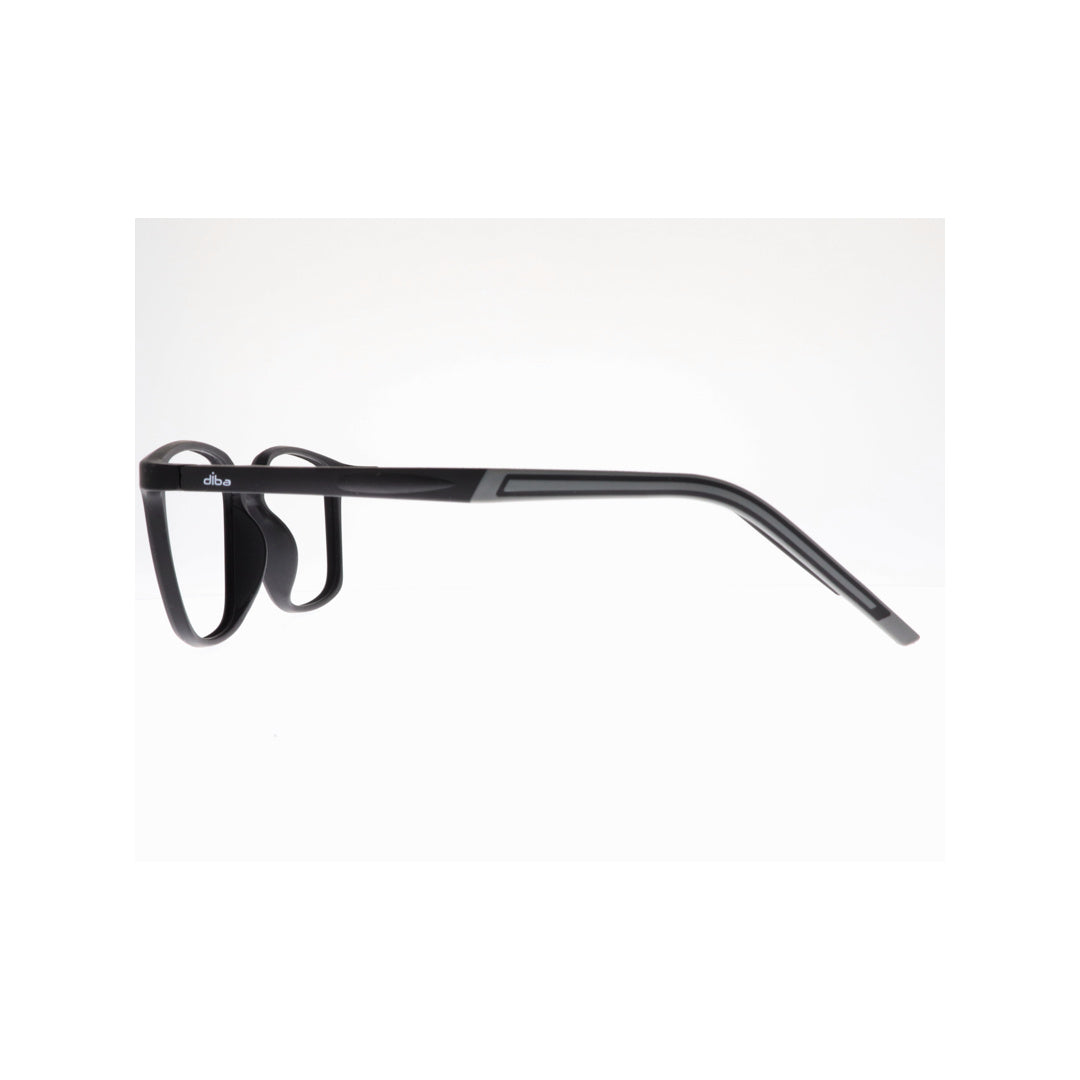 Diba 6007C3 For Unisex Eyeglasses Rectangle MATTE BLACK Size 57-19-146