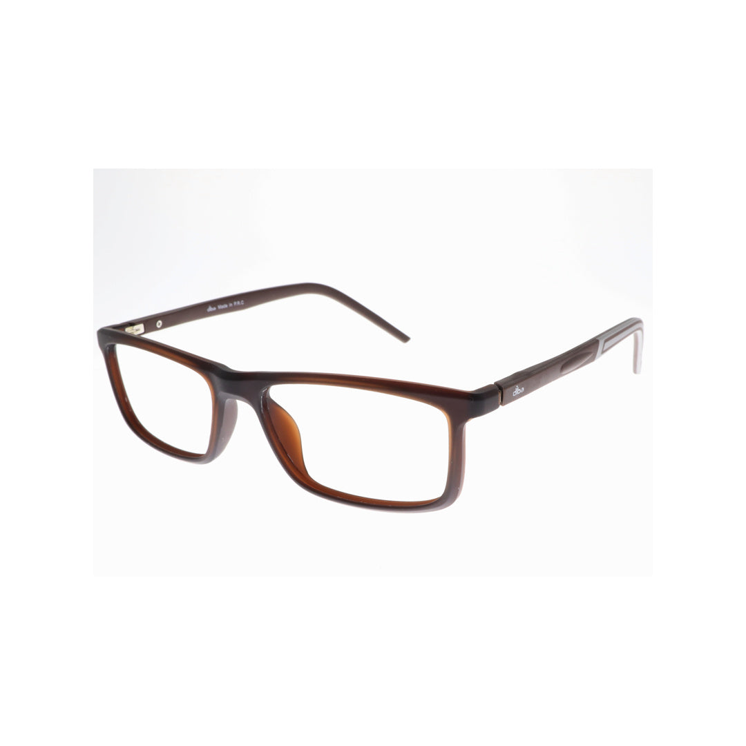 Diba 6008C4 For Unisex Eyeglasses Square MATTE BROWN Size 54-19-146