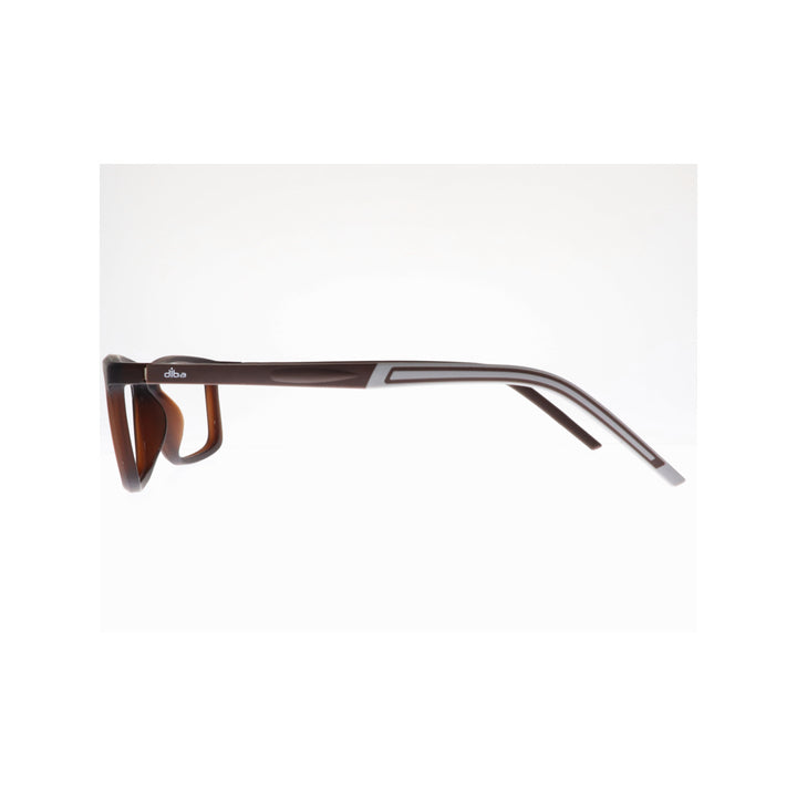 Diba 6008C4 For Unisex Eyeglasses Square MATTE BROWN Size 54-19-146