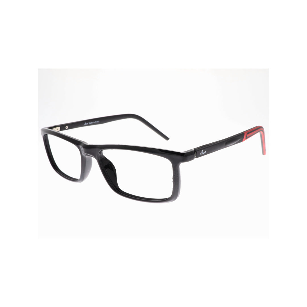 Diba 6008c1 For Unisex Eyeglasses Square black Size 54-19-146