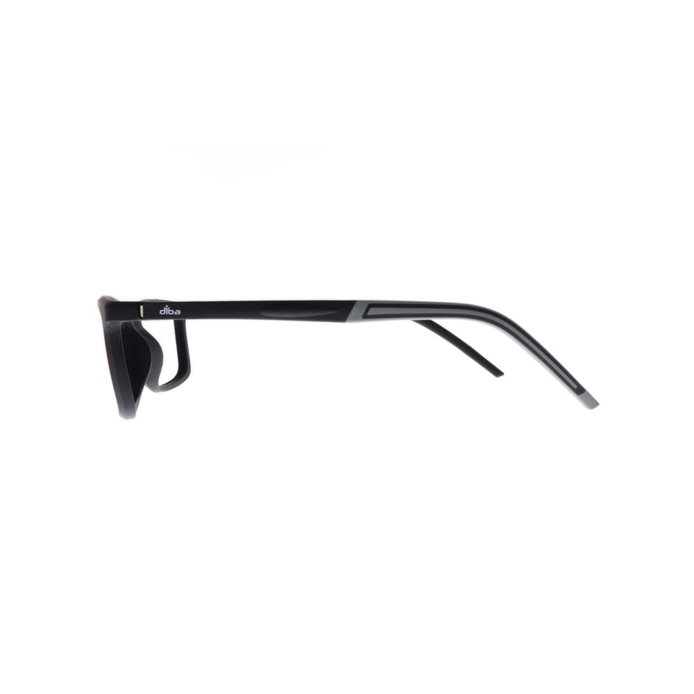 Diba 6008c3 For Men Eyeglasses Rectangle matte black Size 54-19-146