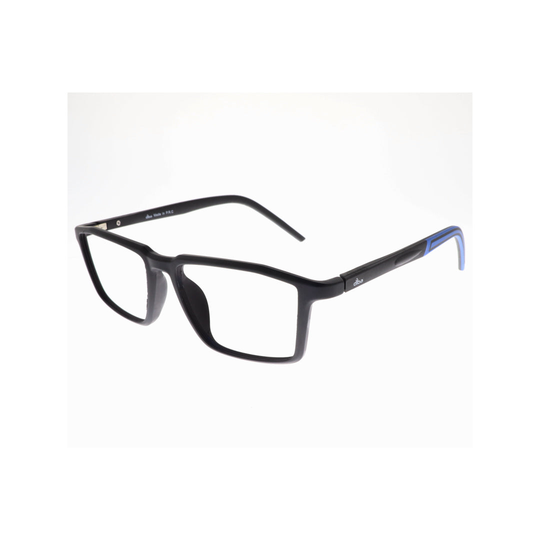 Diba 6010C2 For Unisex Eyeglasses Rectangle MATTE BLACK Size 52-18-146