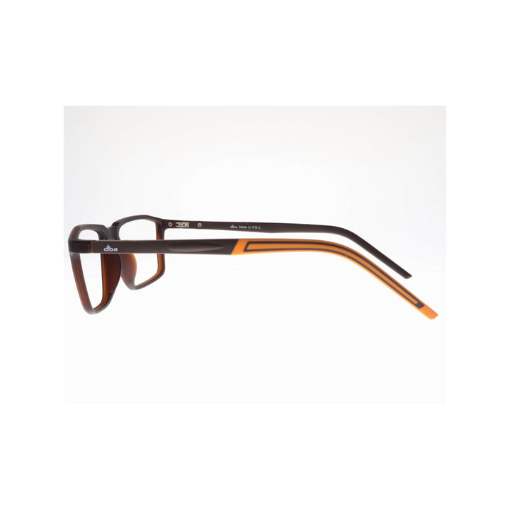 Diba 6010C4 For Unisex Eyeglasses Rectangle BROWN Size 52-18-146