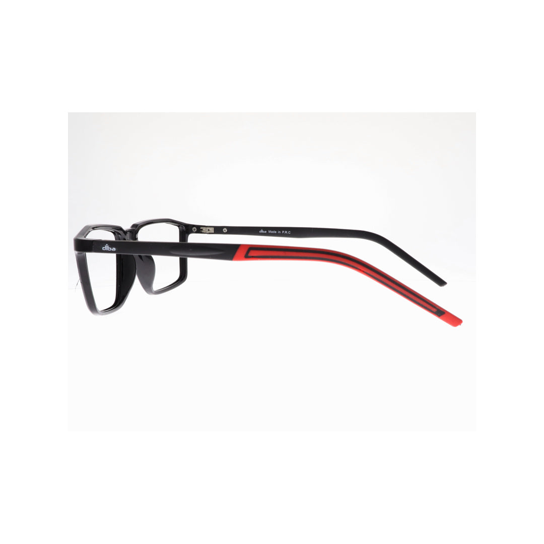 Diba 6010c1 For Unisex Eyeglasses Rectangle black Size 52-18-146