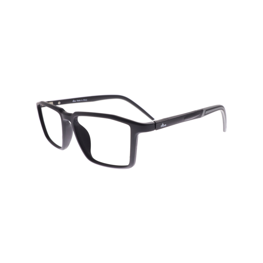 Diba 6010c3 For Men Eyeglasses Rectangle matte black Size 52-18-146