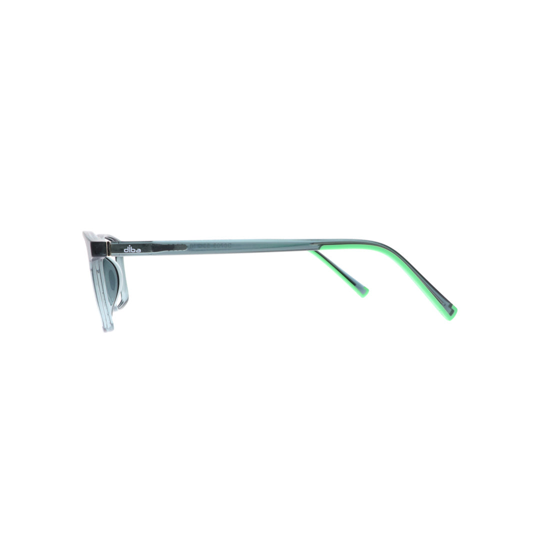 Diba 8703c6 For Unisex Eyeglasses Square green Size 53-18-145