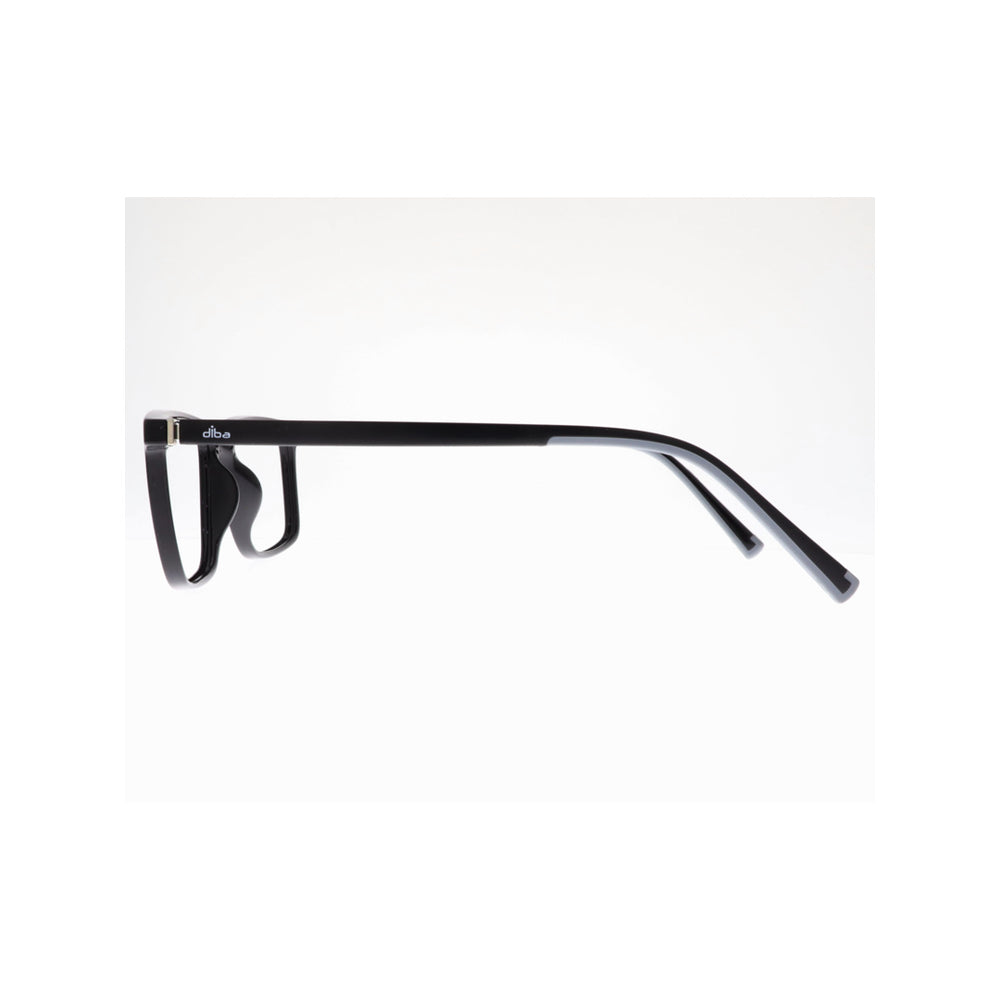 Diba 8704c1 For Unisex Eyeglasses Square black Size 52-16-145