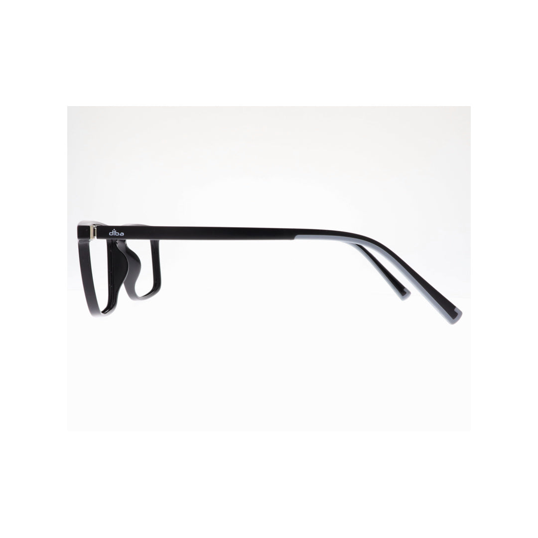 Diba 8704c1 For Unisex Eyeglasses Square black Size 52-16-145
