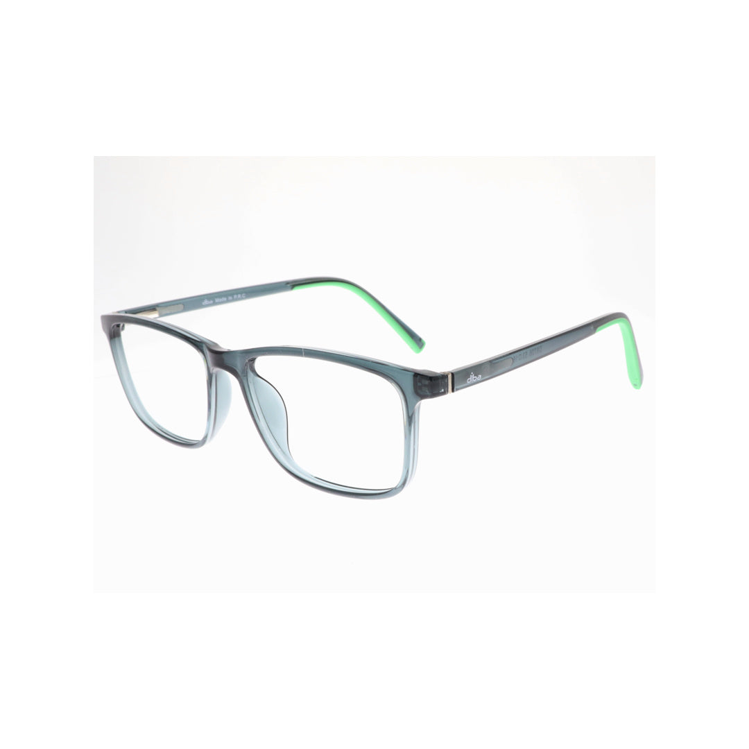 Diba 8706c6 For Unisex Eyeglasses Square green Size 53-16-145