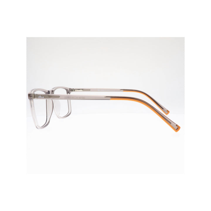 Diba 8709C5 For Unisex Eyeglasses Square CLEAR GREY Size 55-16-145