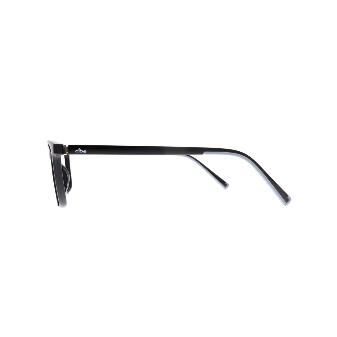 Diba 8710c1 For Unisex Eyeglasses Rectangle black Size 51-18-145