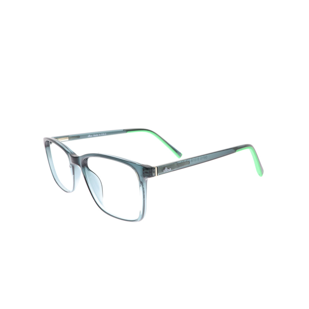Diba 8710c6 For Unisex Eyeglasses Square green Size 51-18-145