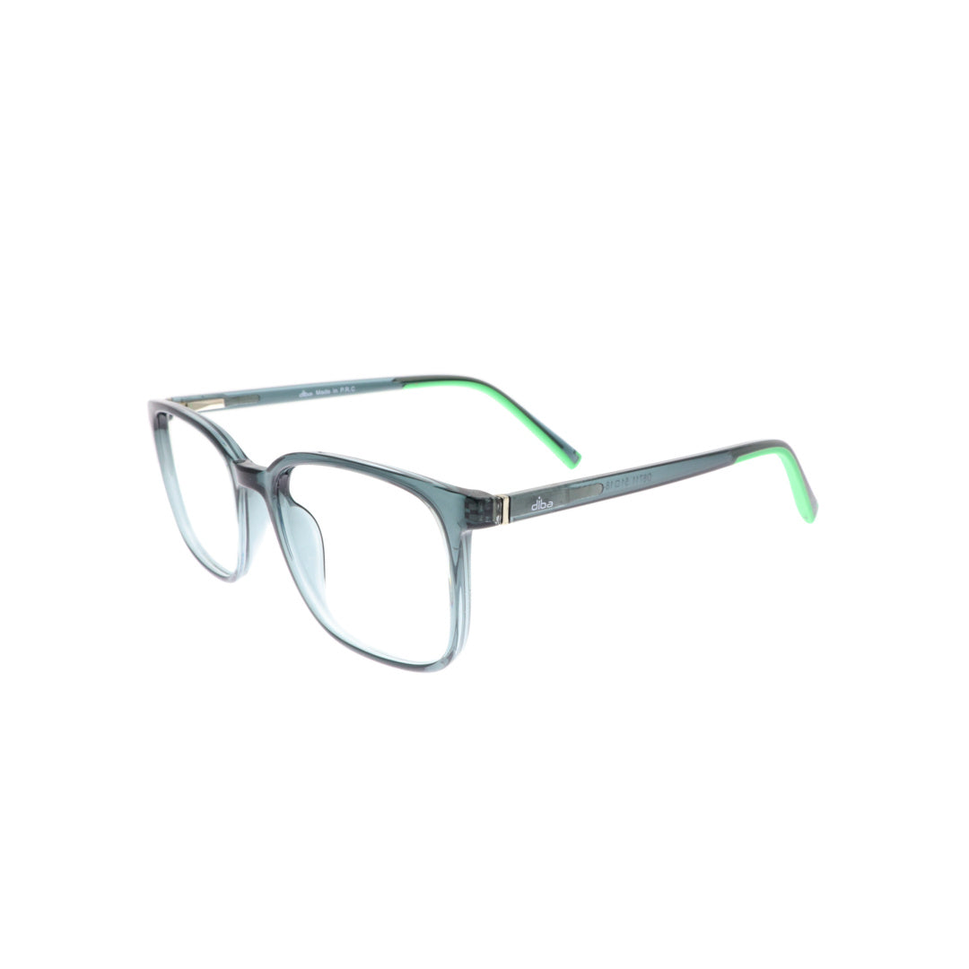 Diba 8711c6 For Unisex Eyeglasses Square green Size 51-18-145
