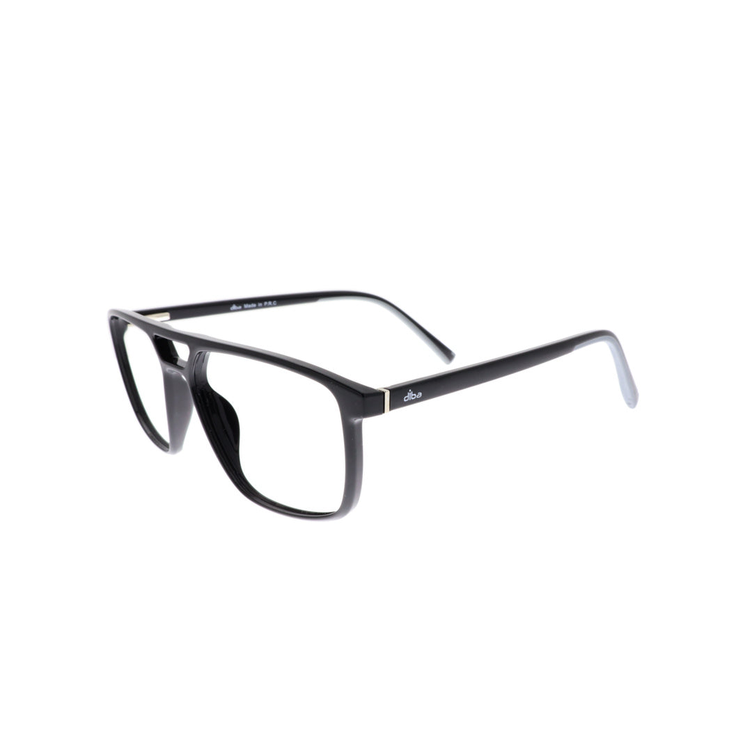 Diba 8712c1 For Men Eyeglasses Square black Size 54-16-145
