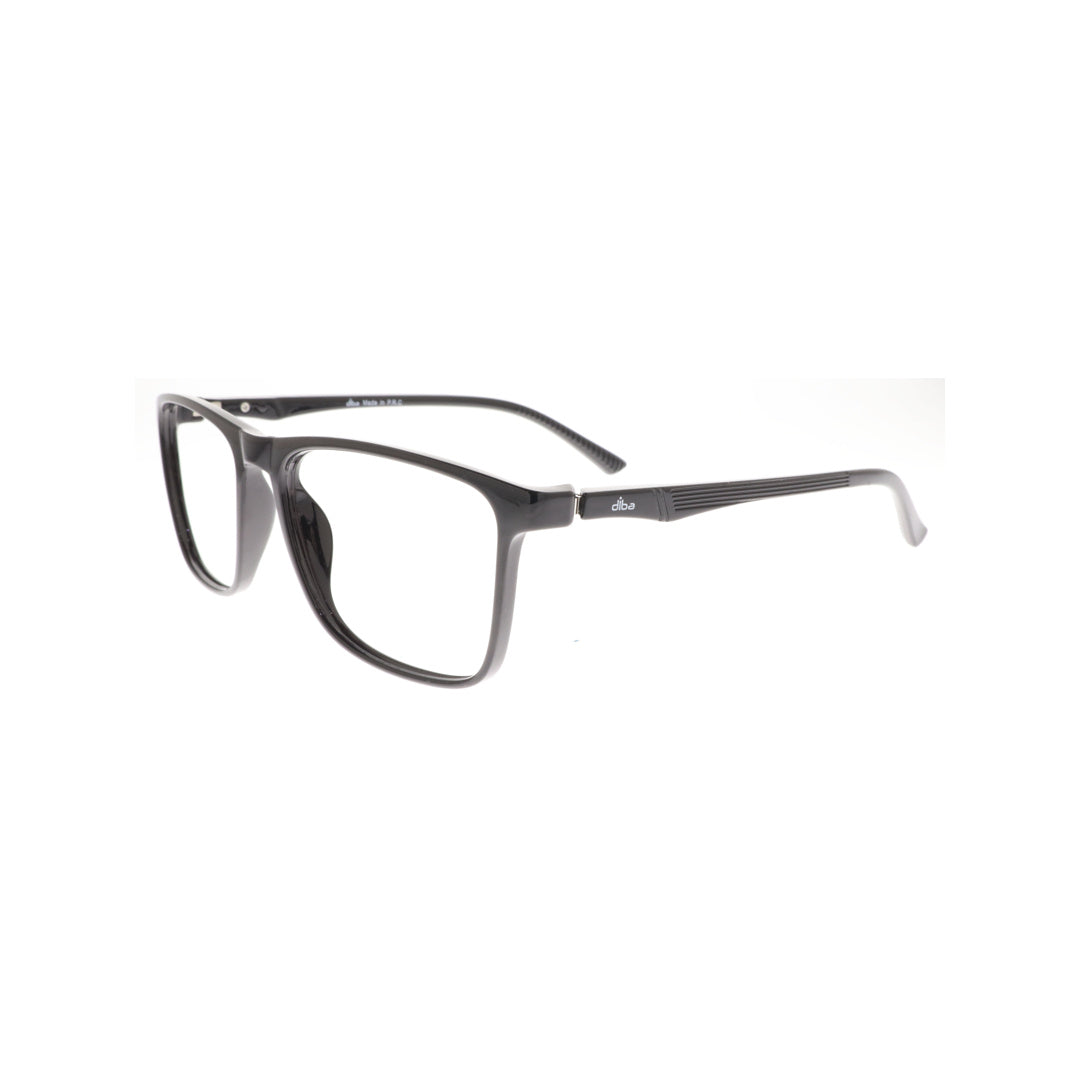 Diba 8801c1 For Men Eyeglasses Square black Size 54-18-142