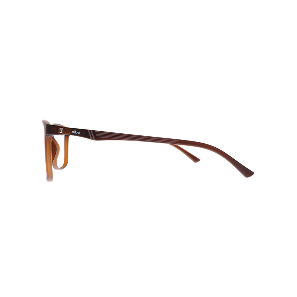 Diba 8801c6 For Men Eyeglasses Square matte brown Size 54-18-142