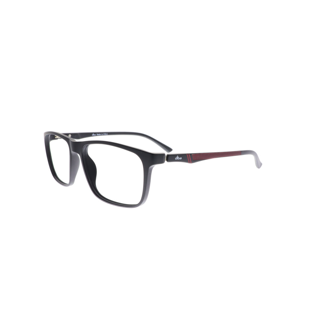Diba 8802c2 For Unisex Eyeglasses Square matte black Size 54-16-142