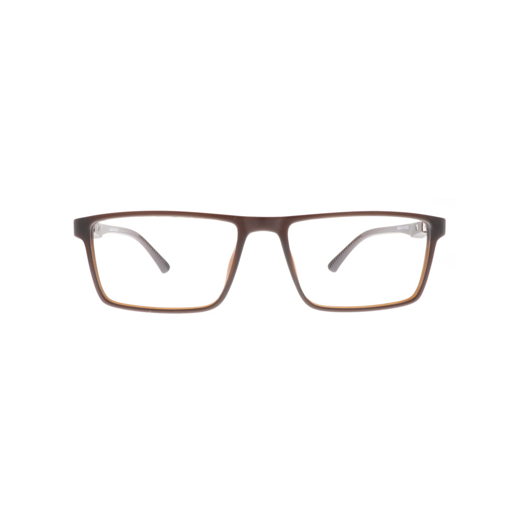 Diba 8806c6 For Men Eyeglasses Square matte dark brown Size 51-17-142