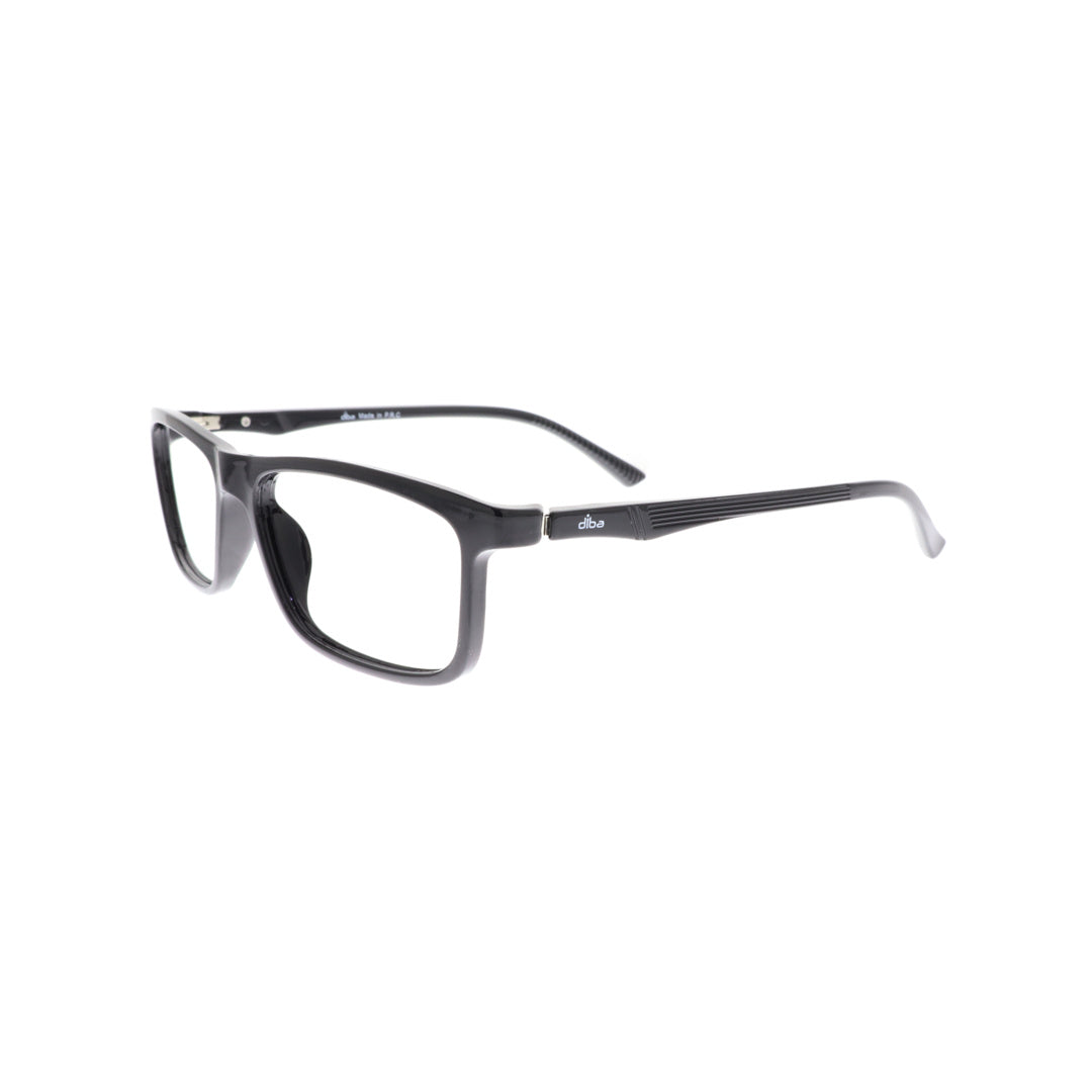 Diba 8807c1 For Men Eyeglasses Square black Size 53-16-142