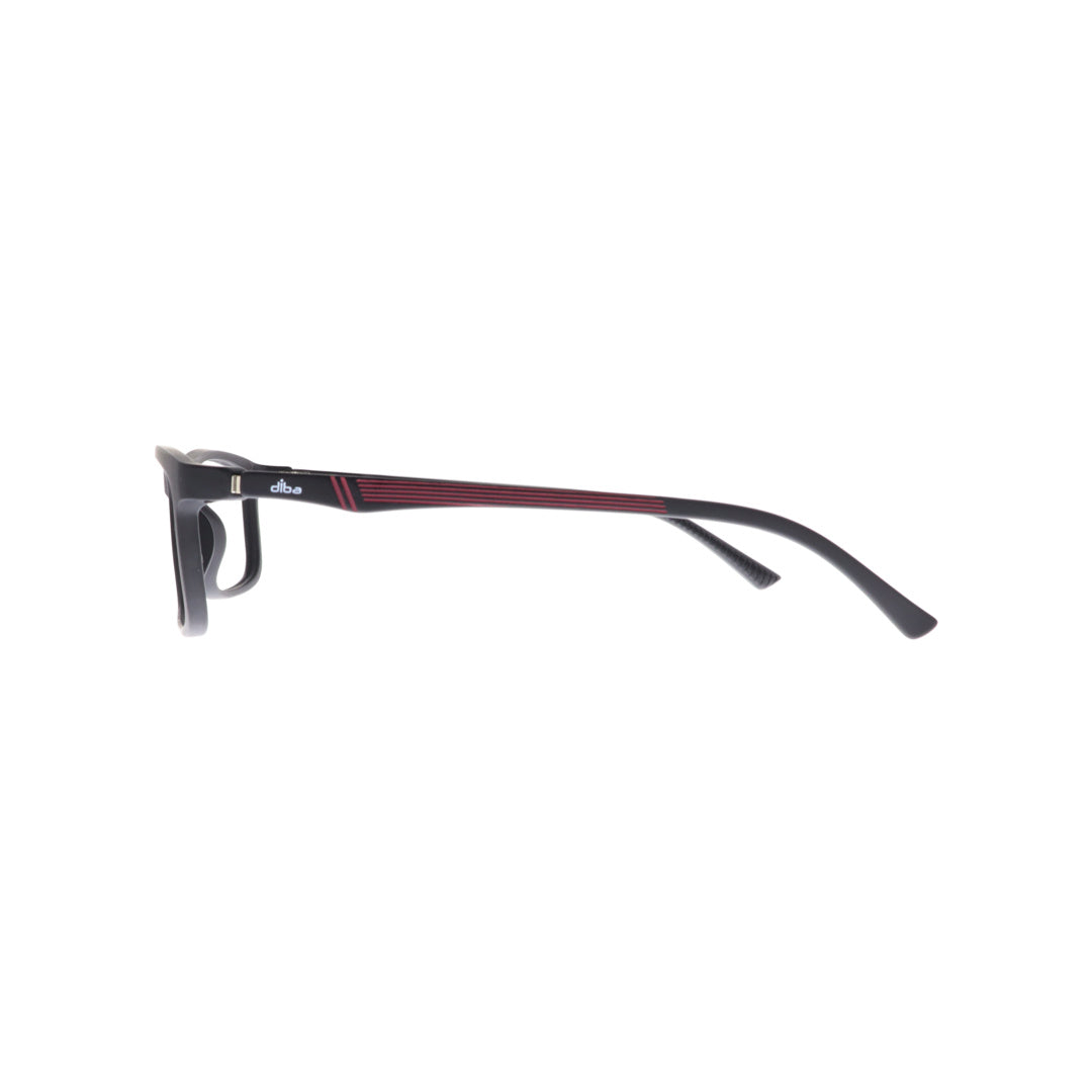 Diba 8807c2 For Unisex Eyeglasses Square matte black Size 53-16-142