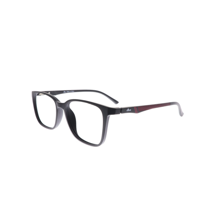 Diba 8809c2 For Unisex Eyeglasses Square matte black Size 50-17-142