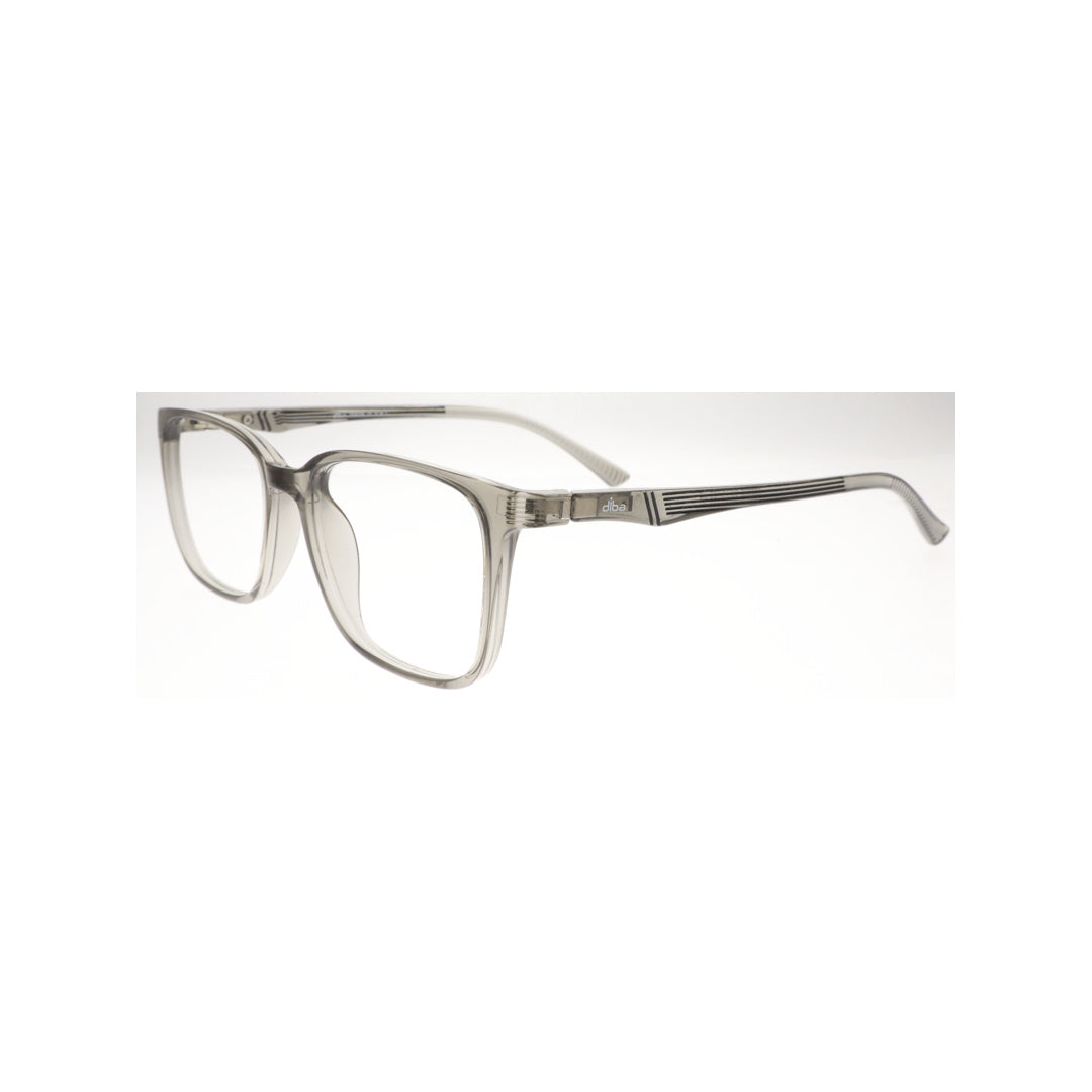 Diba 8809c5 For Men Eyeglasses Square Transparent grey Size 50-17-142