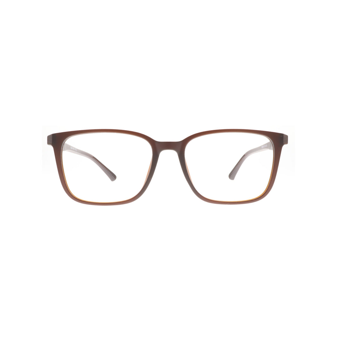 Diba 8809c6 For Men Eyeglasses Square Matte brown Size 50-17-142