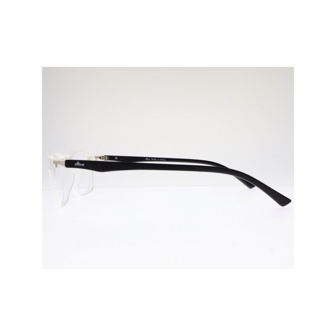 Diba 8810c3 For Unisex Eyeglasses Square white black Size 52-16-142