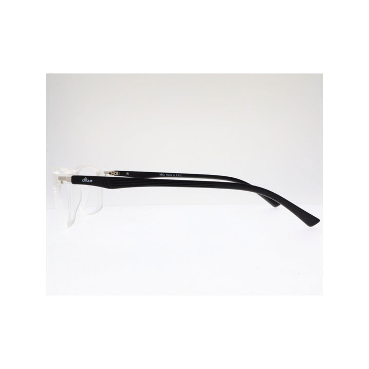 Diba 8810c3 For Unisex Eyeglasses Square white black Size 52-16-142