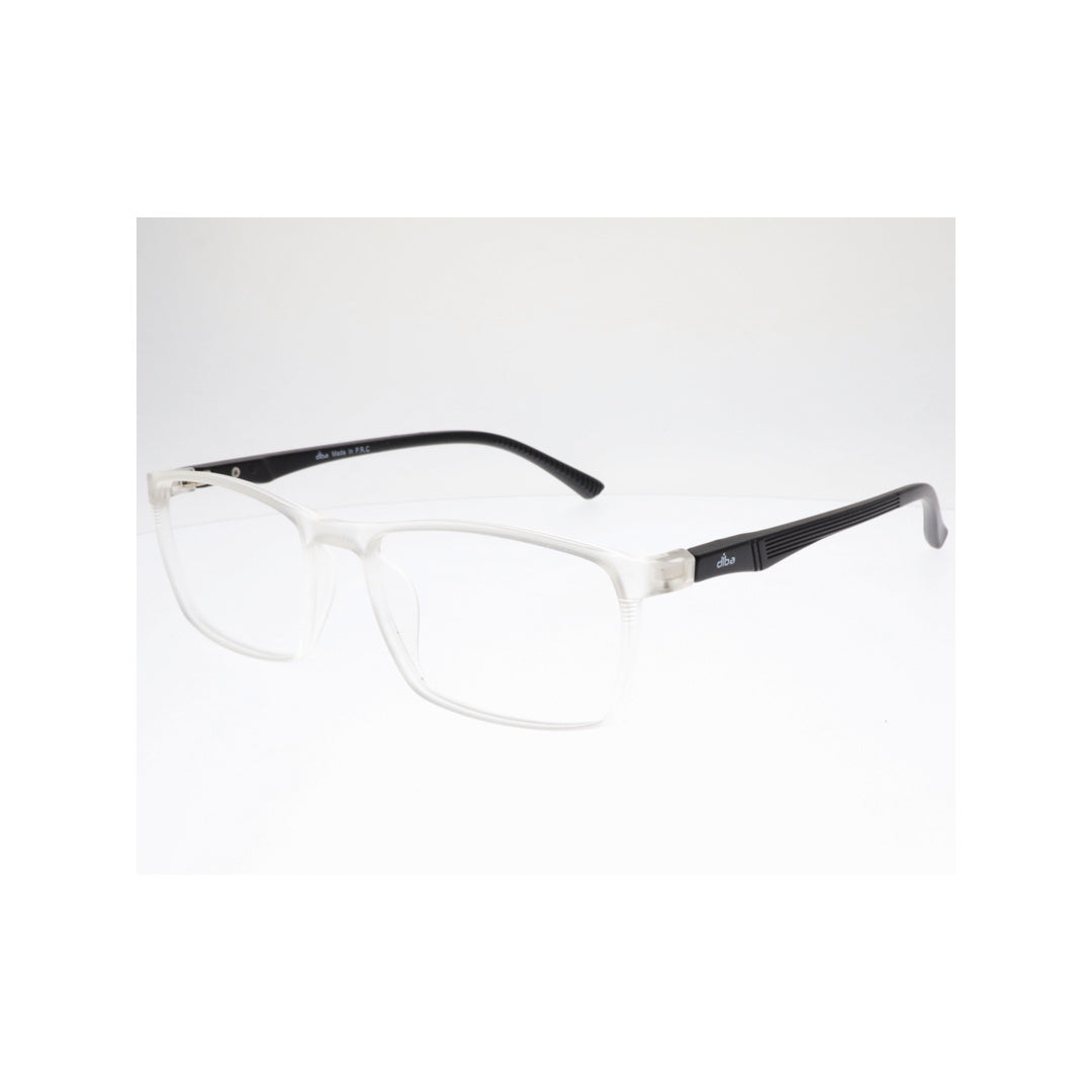 Diba 8810c3 For Unisex Eyeglasses Square white black Size 52-16-142