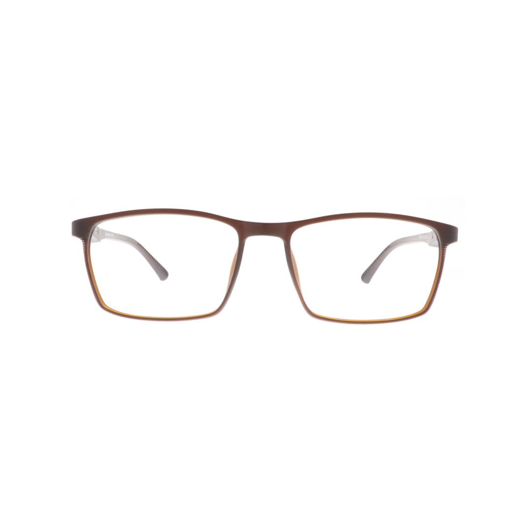 Diba 8810c6 For Men Eyeglasses Square matte dark brown Size 52-16-142