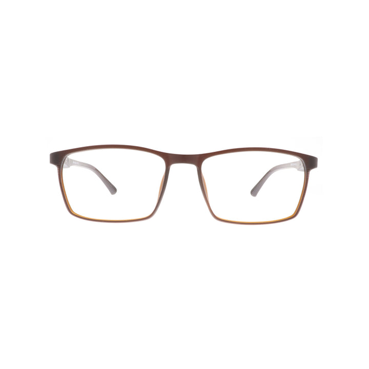 Diba 8810c6 For Men Eyeglasses Square matte dark brown Size 52-16-142