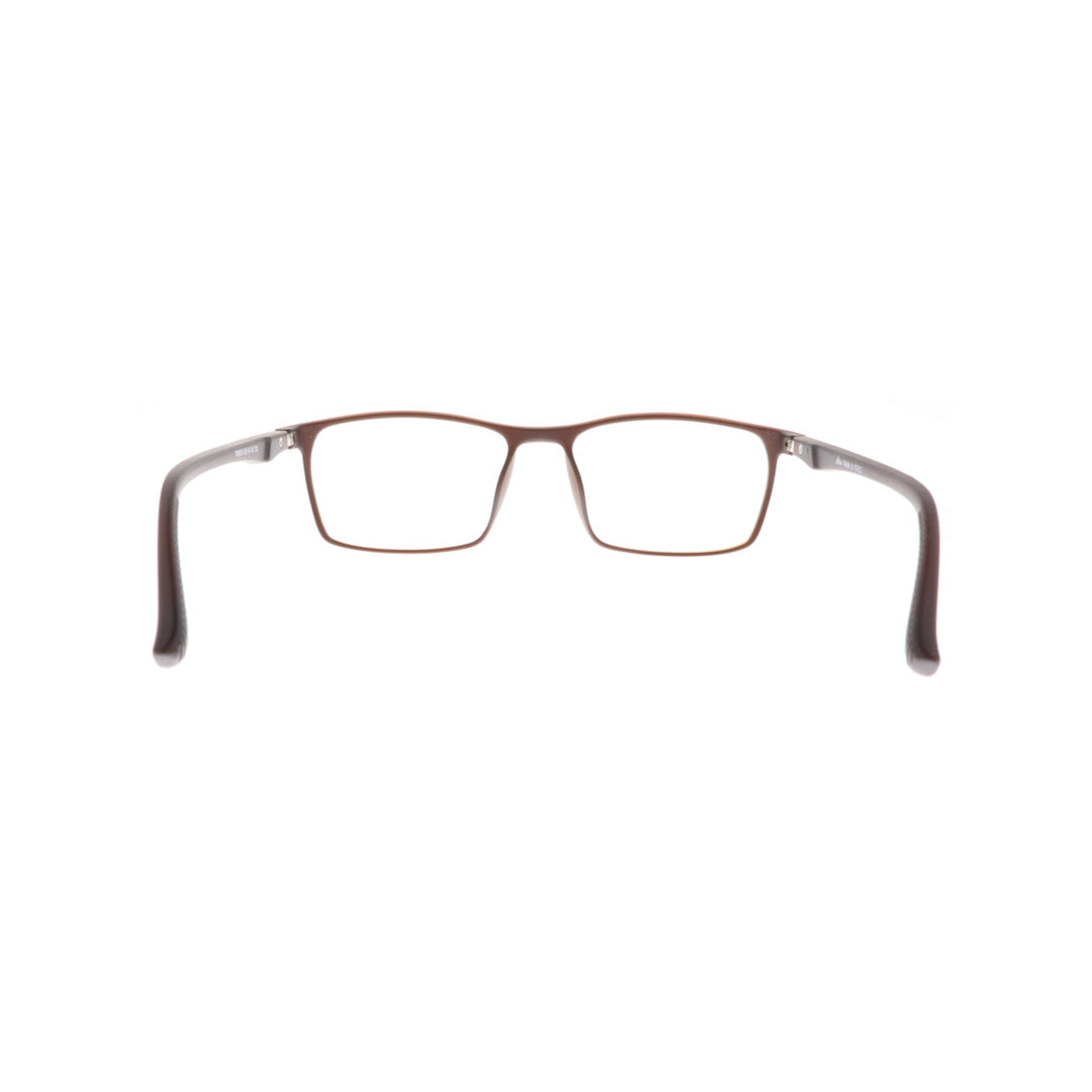 Diba 8810c6 For Men Eyeglasses Square matte dark brown Size 52-16-142