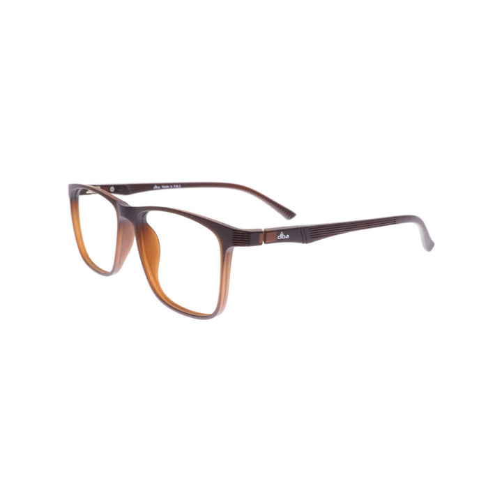 Diba 8811c6 For Men Eyeglasses Square Matte brown Size 51-16-142